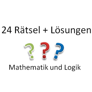 24 Rätsel und Lösungen aus den Bereichen Mathematik und Logik. Ideal zum Befüllen eines Adventskalenders.