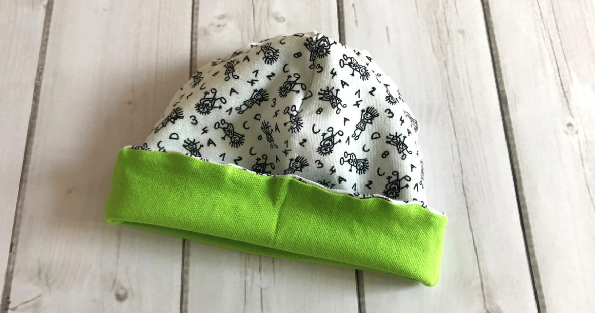 MiniWe_Wendemuetze_Beanie_Beitragsbild So nähst Du eine Beanie oder Wendemütze für dein Baby