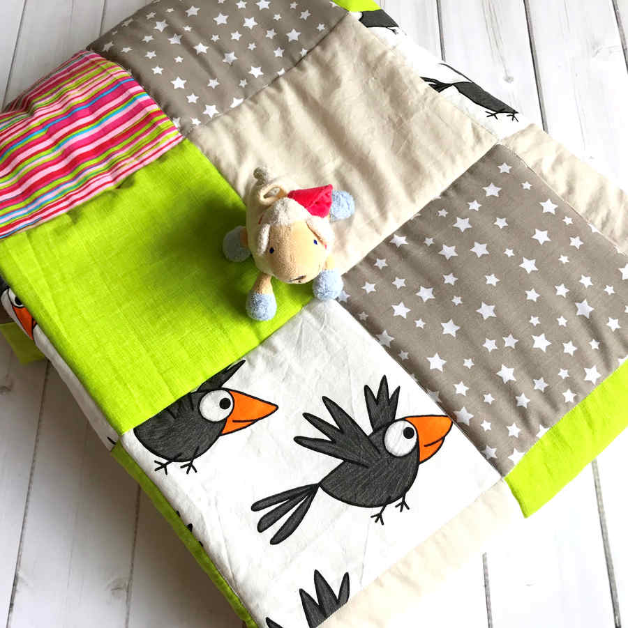 Patchworkdecke Mini We Nahanleitung Bastelrado