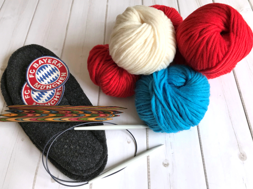 Besorge dir diese Matreialien für die Bayern München Schuhe