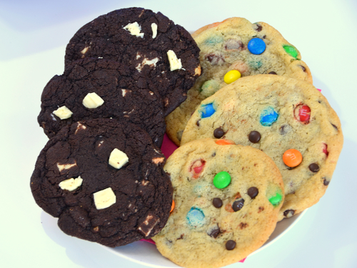 Ein toller voll Cookies Kunterbunt und Black & White