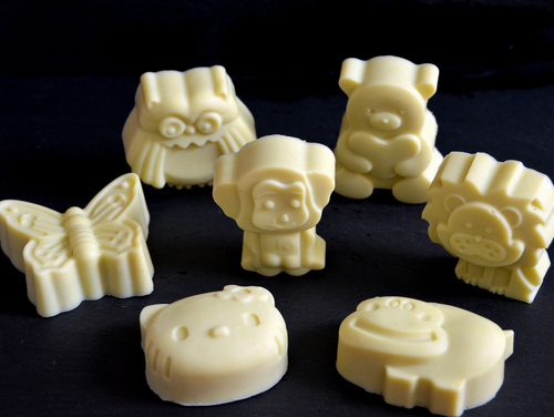 Kinderseife aus Olivenöl in Tierform
