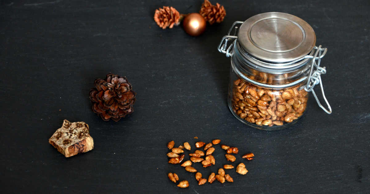 Gebrannte Sonnenblumenkerne - Rezept » BASTELRADO
