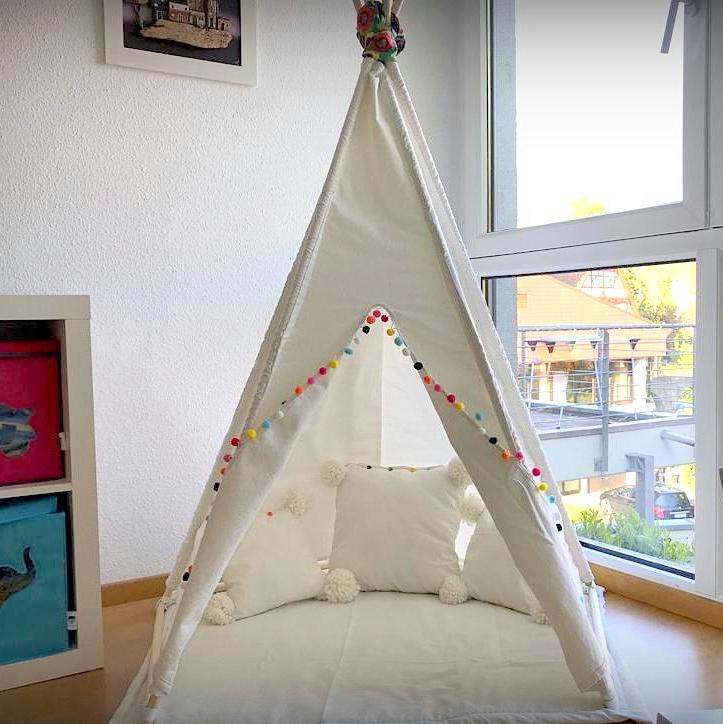 DIY Anleitung für ein Kinderzelt oder Tippi