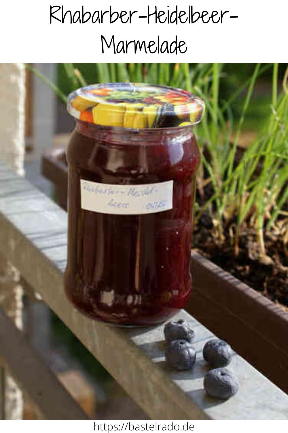 Rhabarber-Heidelbeer-Marmelade » BASTELRADO