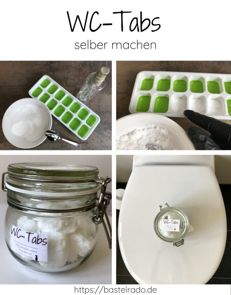 WC-Tabs kannst Du einfach selber herstellen udn dabei bares Geld und Müll sparen.