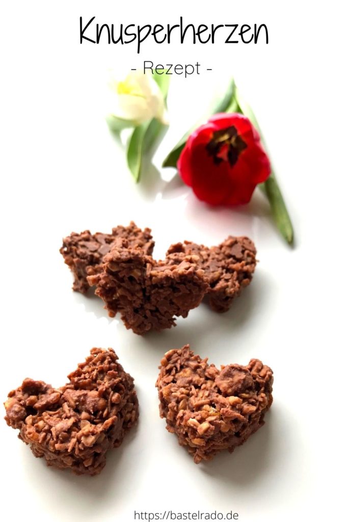 Leckere Schokoknusperherzen selbermachen. Hier gibt es das Rezept.