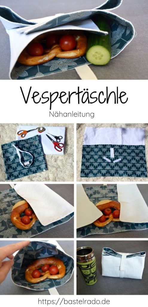 Nähe dir für deine Stullen und Snacks ein Vespertäschle. Ich zeige dir wie das geht.
