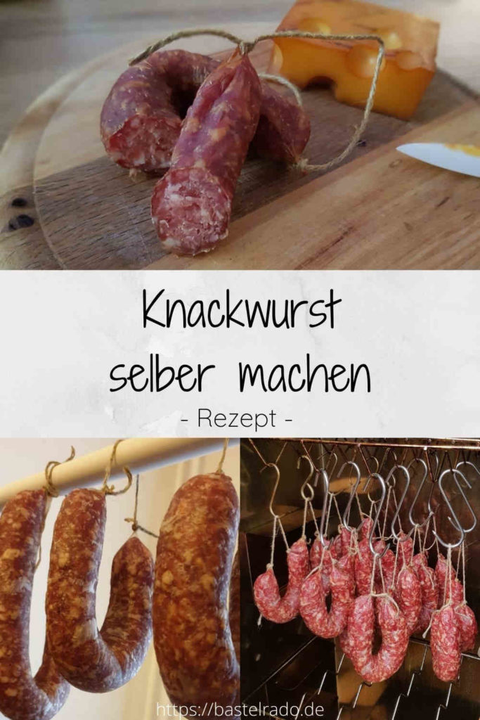 Leckere Knackwurst selber machen geht relativ einfach. Ich zeige dir wie!